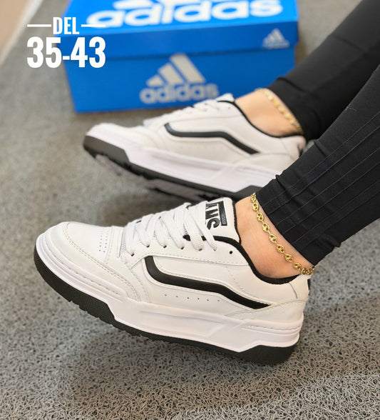 Tenis Vans Sb Blanco Negro